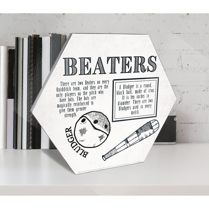 «Harry Potter (Quidditch - Beaters)», reproduction de bois