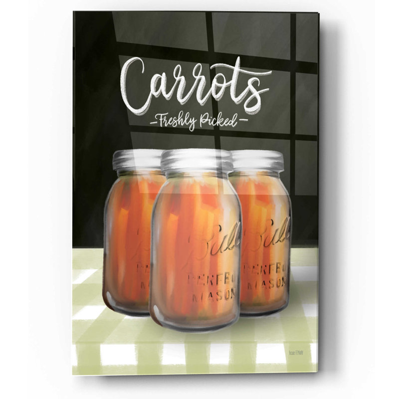 Farm Fresh Carots - Impression sans cadre, H 16 po x l 12 po x P 0,13 po