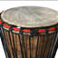 Fair Trade Wood Djembe Drum Sculpture