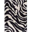 Tapis à motif imprimé animal noir Dondre-64359918