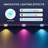 50FT Permanent Outdoor Eaves Lights, Waterproof RGB IC with Smart App & Remote-118474896
