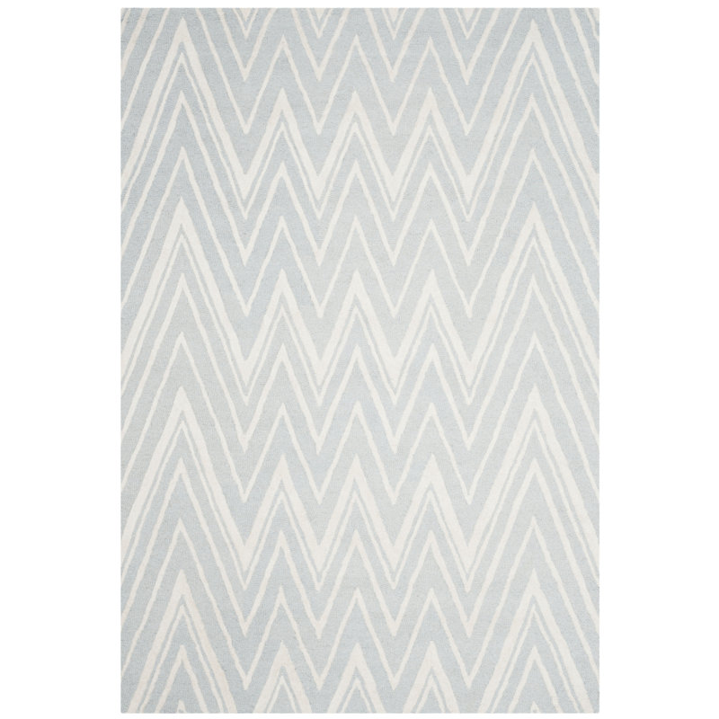 Sherborne Chevron Wool Hand Woven Area Rug, Rectangle 183 x 274 cm