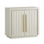 Buffet modulaire avec rangement et tablettes réglables, sable blanc