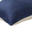 Mar Linen Blend Lumbar Rectangular Pillow Cover & Insert