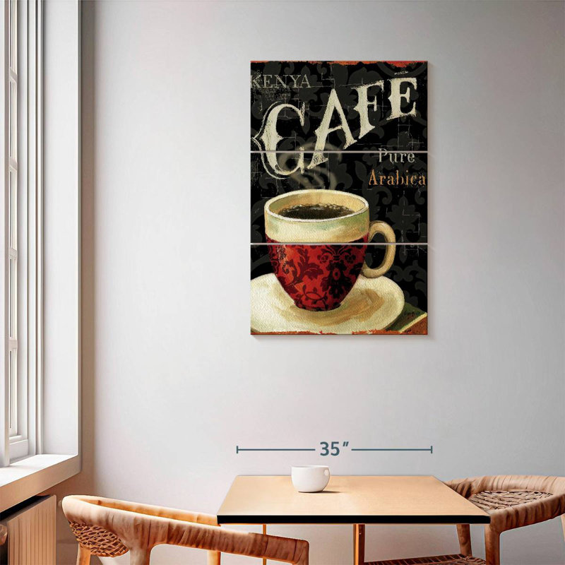 Yarlin Today's Coffee I, 57" H x 36" W