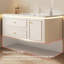Meuble-lavabo de style crème français