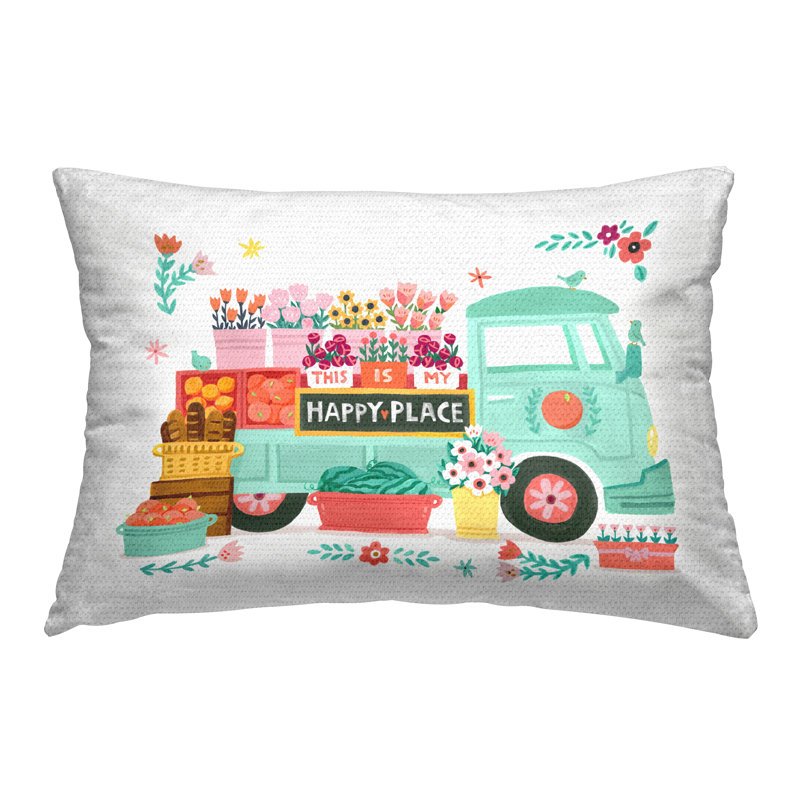 Coussin d'extérieur Happy Place