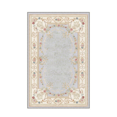 Antibacterial Hall Carpet, 39.4 x 59.1 inches | 100% Polyester, 0.4 in Pile Height, Non-Slip PVC Felt Dot Underside | Machine Washable, 3D Digital Printing, Durable & Stylish for Modern Home Décor