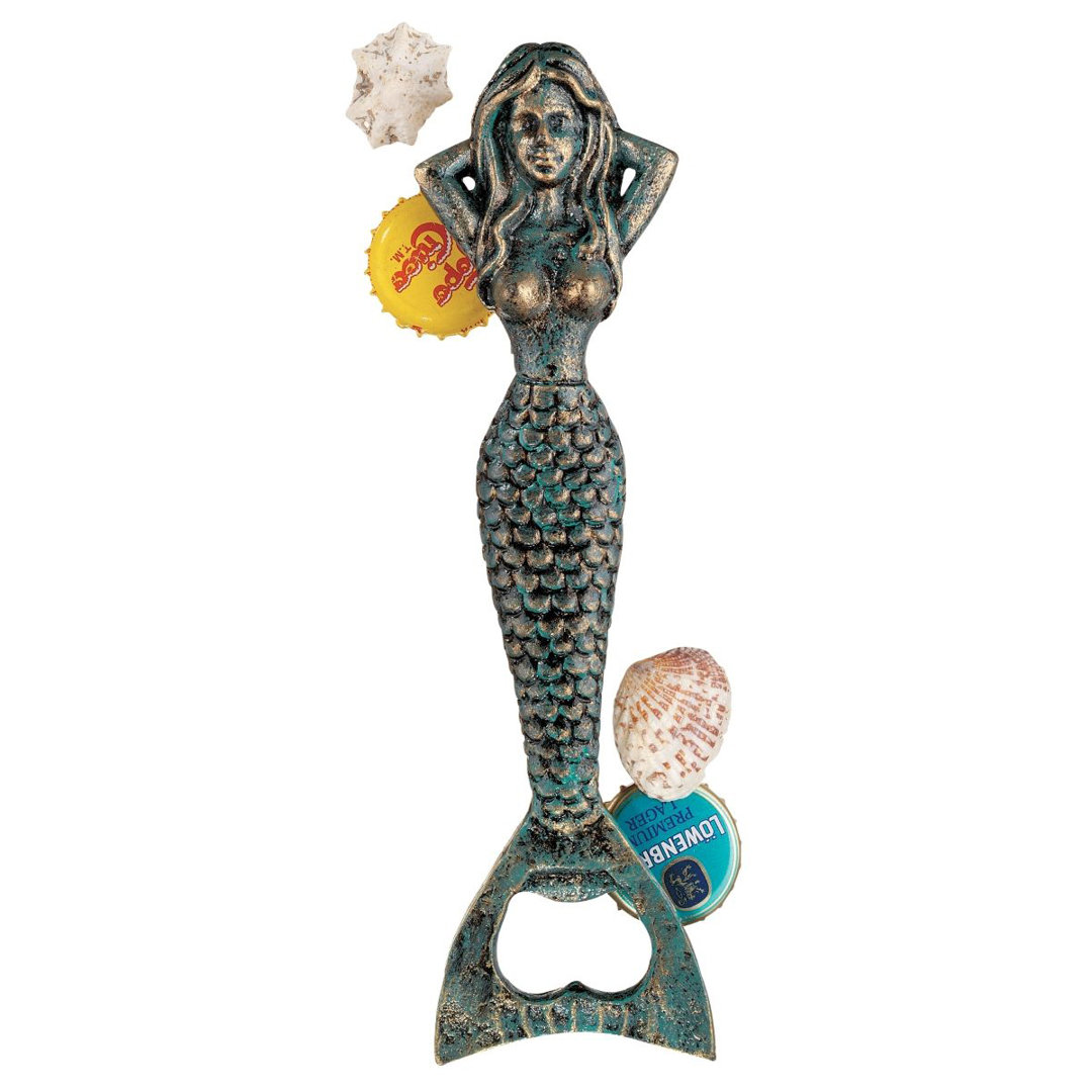 By The Sea Mermaid Bottle Opener Design Toscano