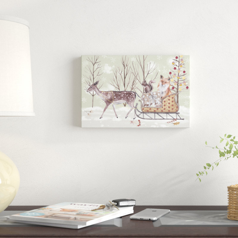 « Christmas Time collection A » par Melissa Wang-impression d’art graphique sur toile tendue, H 8 po x l 12 po