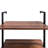 3 Tier And 2 Floating Wood Shelves Metal Wall Mounted For Bathroom Accessories Towel Holder Wine In Basement Multi - Functional Living Room Kitchen Pantry Above Toilet Saving Space Displaying Products