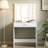 Vanity Desk with Mirror and Lights, Dressing Table with Large Drawer, 1 Level Storage Dresser & 3 Lighting Modes Adjustable Brightness, Suitable for Bedroom-7243975