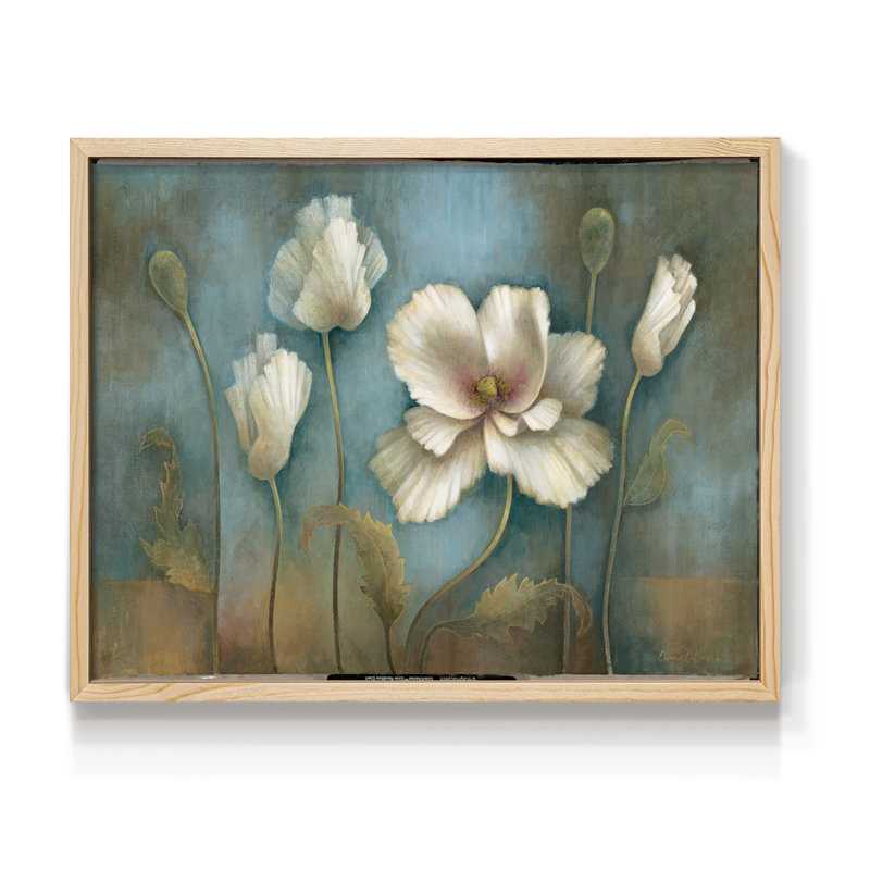 Poppy Melody - impression encadrée - réaménageable, Naturel, H 22 po x l 28 po