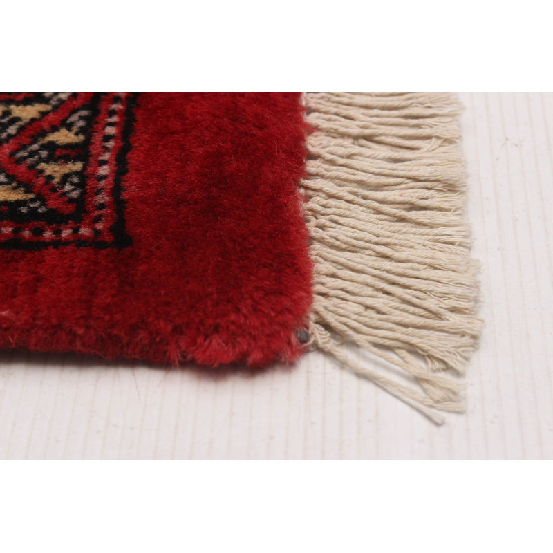 Tapis rouge 6 pi 9 po x 10 pi 4 po Finha Peshawar Bokhara