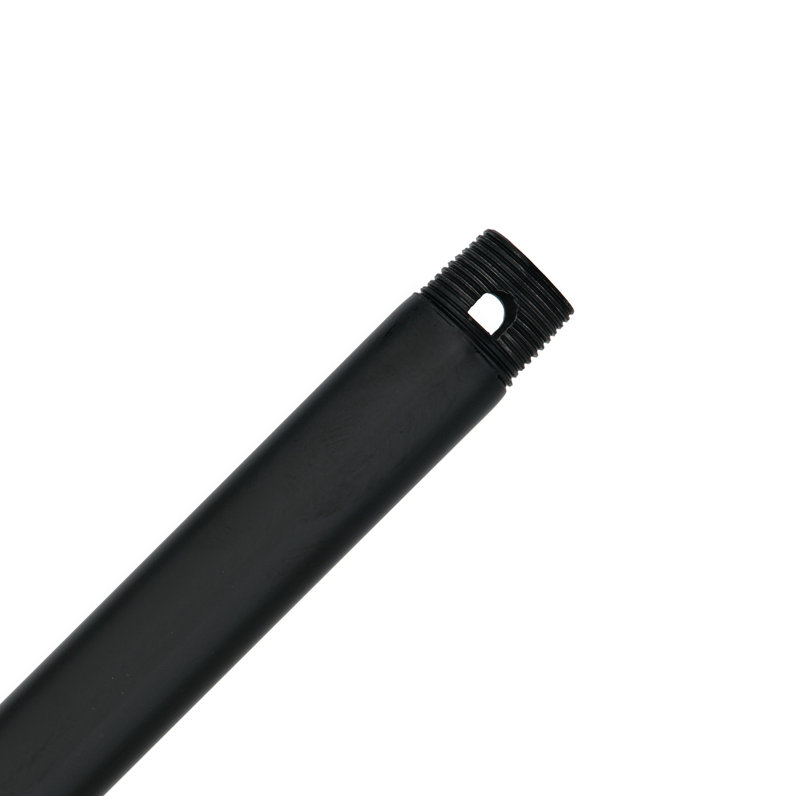 Original Ceiling Fan Downrod, 24" H x 0.75" W x 0.75" D, Black