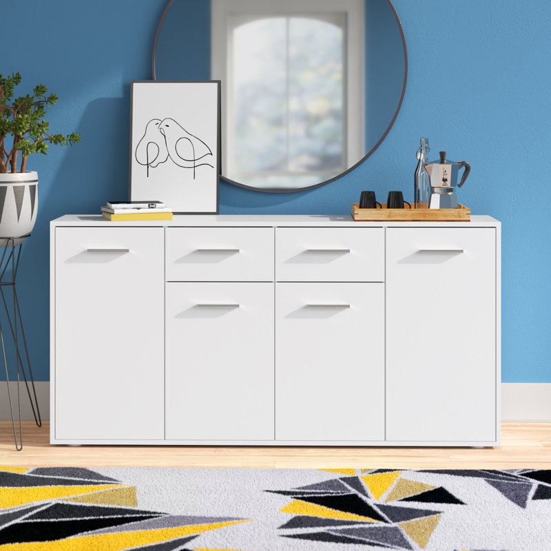 Ilbert 162.3cm Sideboard, White