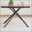 Table de salle à manger rectangulaire 59 po avec rallonge rétractable 59 po-1948497884