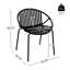 Chaises de salle à manger de patio-385068749