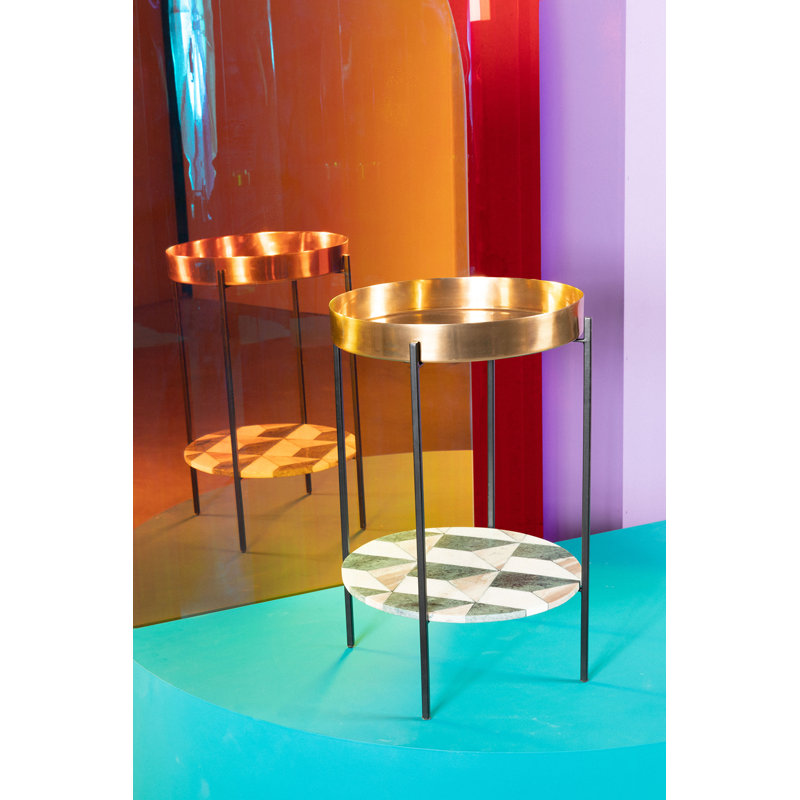 Table de bout avec rangement plateau