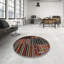 Tapis contemporain rouge / noir / bleu-1308475729