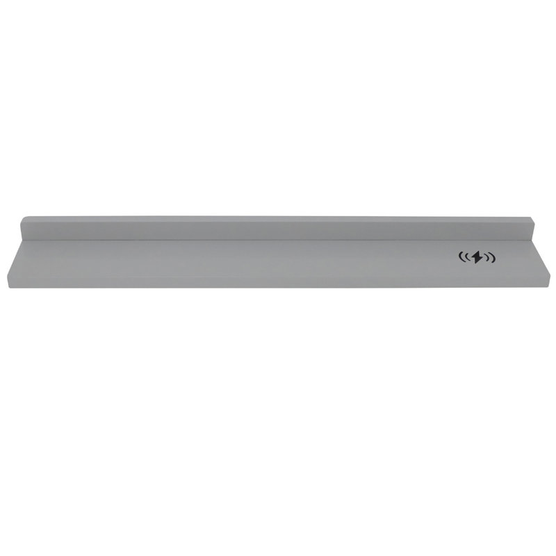 Floating Shelf, Light Grey, 3" H x 30" W x 5" D
