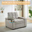 Fauteuil convertible Boneless convertible avec port USB, table d'appoint et porte-gobelets-1695879062