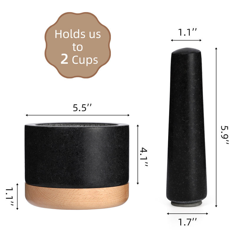 Marble Mortar And Pestle Set