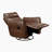 Jonas 36" Modern & Contemporary Swivel Glider Recliner - Leather Swivel Recliner with supportive high-density foam, 360-degree swivel, and gentle gliding motion.-1929591950
