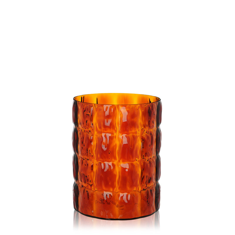 Vase matelassé, Ambre transparent