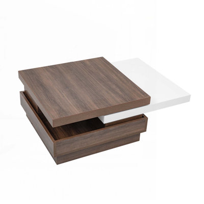 Rotatable Top Coffee Table