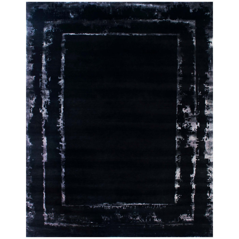 Area Rug in Charcoal, Rectangle 8' x 10'