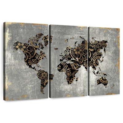 Aliaz Gold World Map