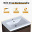 Ensemble de meuble-lavabo mural simple 24 po Lanayia-1066365078