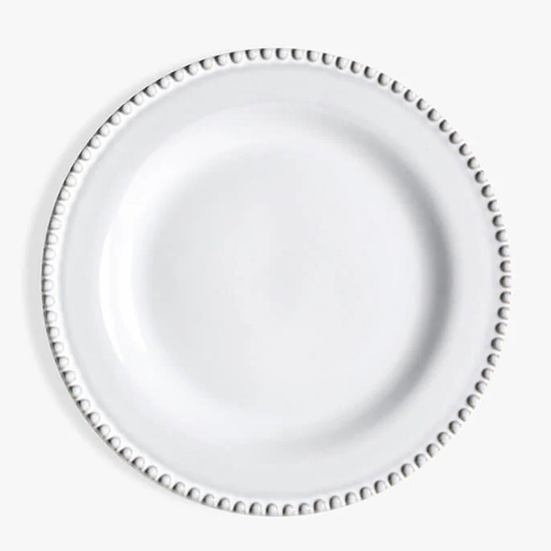 MM Living Bobble Side Plate, White