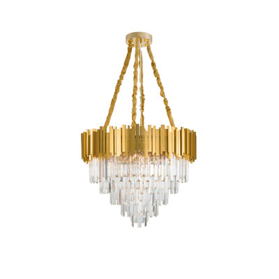 12 - Light Crystal Chandelier