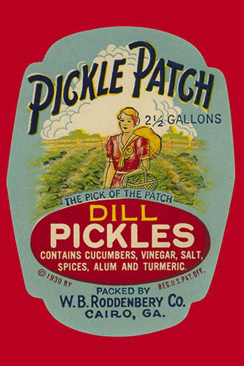 " Pickle Patch Dill Pickles "