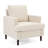 Mid-Century Linen Accent Chair – Stylish-699627433
