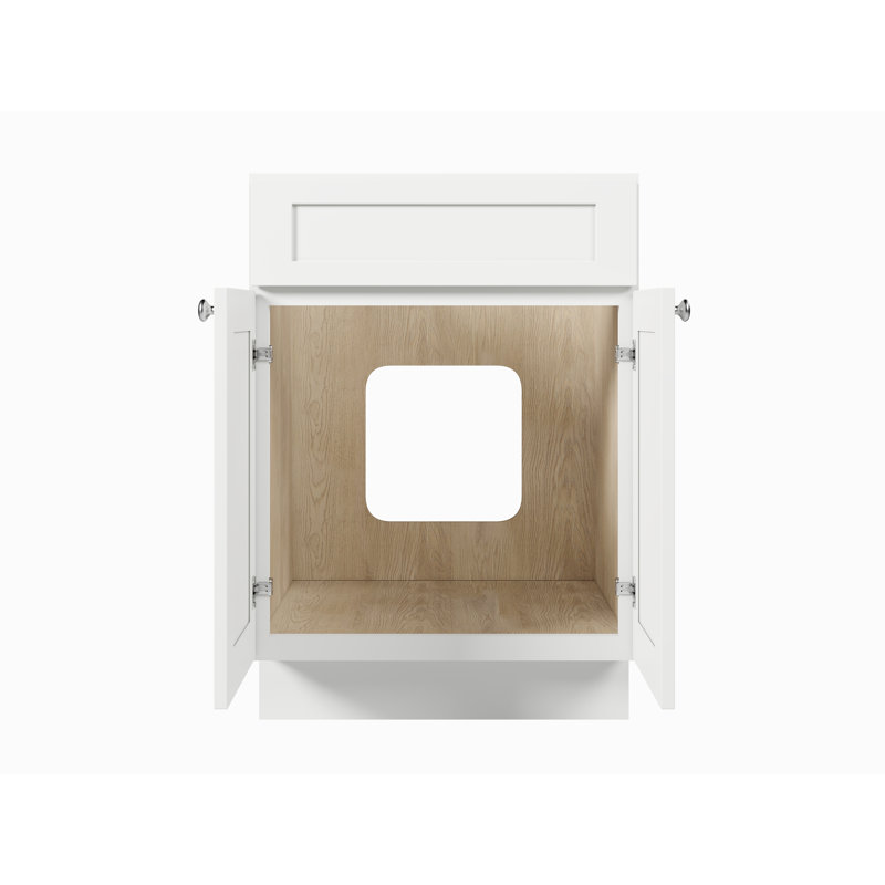 Base de meuble-lavabo 24 po Disar, Blanc