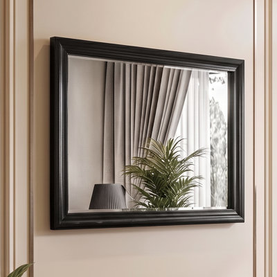 Smartt Wood Flat Wall Mirror
