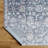 Vivir x Livabliss Eleni Slate Blue Machine Washable Area Rug-848391196