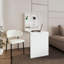 Table pliante, 4 tablettes, blanc