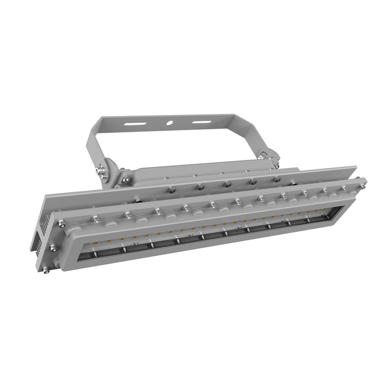 Projecteur DEL 60 W à intensité variable 5000 K, antidéflagrant, avec support en U, pour milieux humides (1 unité)