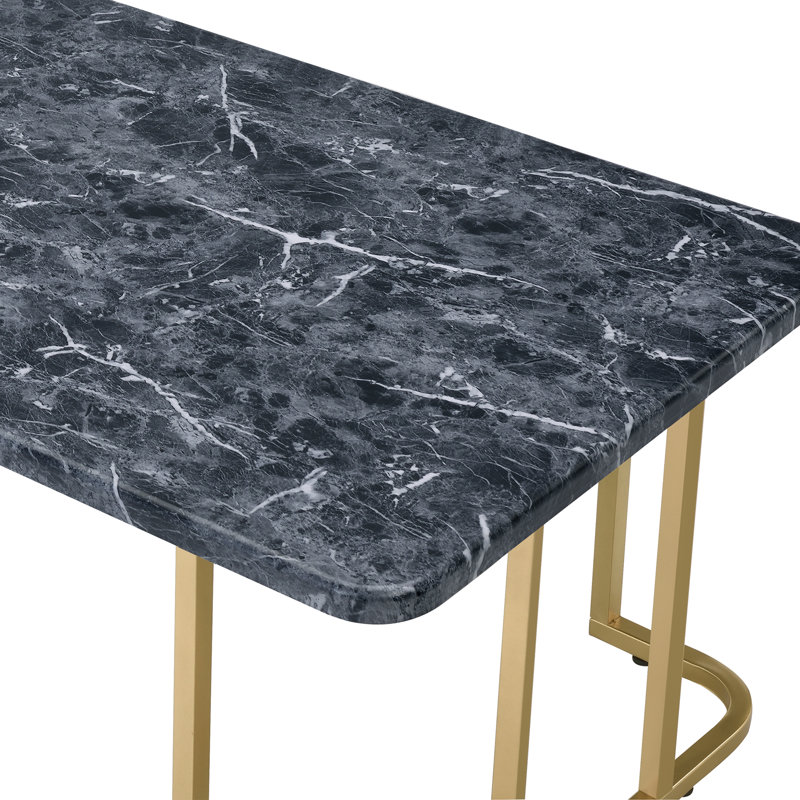 Table basse Reynalda, Noir