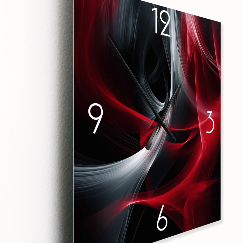 Irulan - Modern Waves Very Large Wall Clocks, 32" H x 24" W