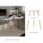 Ensemble de tables de bout Whitcher