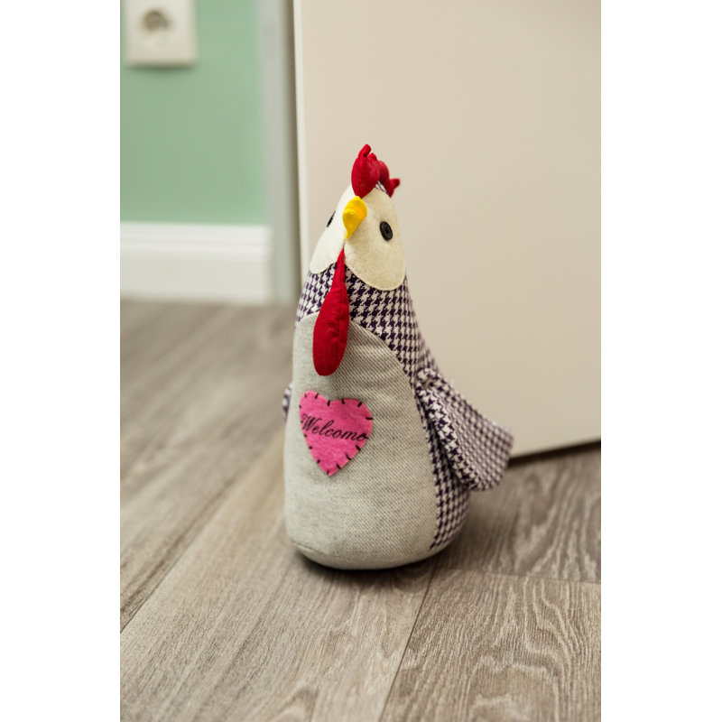 Chicken Sam Fabric Door Wedge