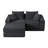 Modern Modular Sofas, Foam Spring Comfort, Space Saving Cozy Couch