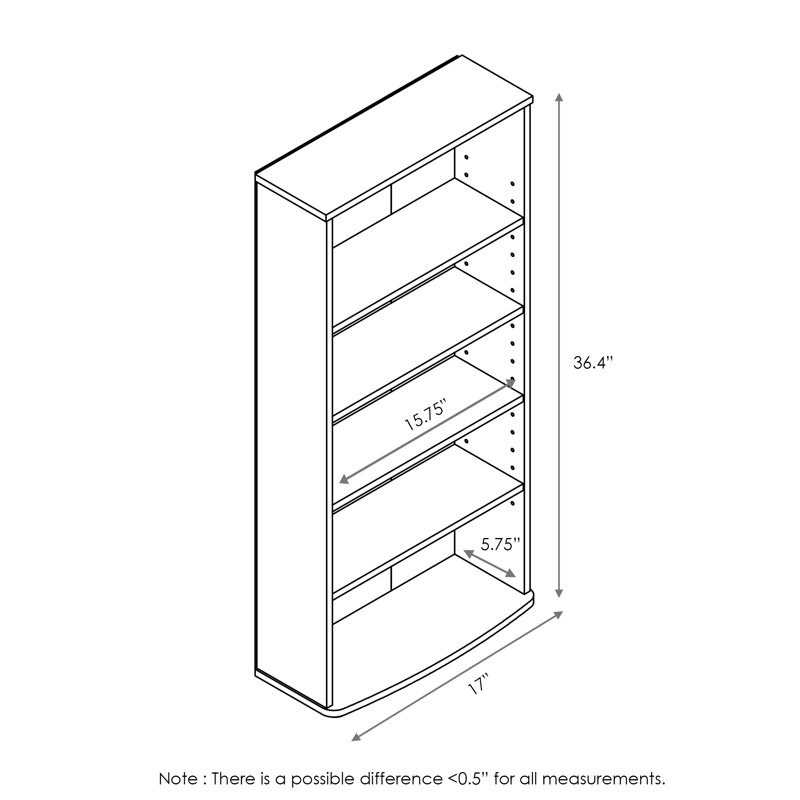 Lansing 36.4'' H Media Shelves