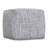 Nate 18"W Upholstered Cotton Square Pouf-521811670