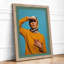 Contemplation In Gold Modern - Print-907278364-907278366